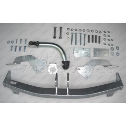 F090A GALIA Полностью оцинкованный фаркоп на FIAT Punto 1999-2005, FIAT Grande Punto 2005-2012. Тип шара: A. Без выреза бампера. Нагрузки: 1100/60 кг, масса фаркопа 14,72 кг