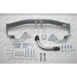 F090A GALIA Полностью оцинкованный фаркоп на FIAT Punto 1999-2005, FIAT Grande Punto 2005-2012. Тип шара: A. Без выреза бампера. Нагрузки: 1100/60 кг, масса фаркопа 14,72 кг