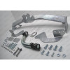F090A GALIA Полностью оцинкованный фаркоп на FIAT Punto 1999-2005, FIAT Grande Punto 2005-2012. Тип шара: A. Без выреза бампера. Нагрузки: 1100/60 кг, масса фаркопа 14,72 кг