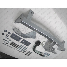 F090A GALIA Полностью оцинкованный фаркоп на FIAT Punto 1999-2005, FIAT Grande Punto 2005-2012. Тип шара: A. Без выреза бампера. Нагрузки: 1100/60 кг, масса фаркопа 14,72 кг