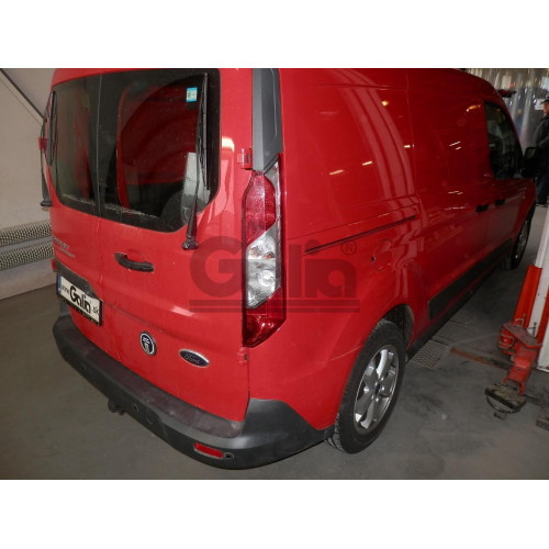 F129C GALIA Полностью оцинкованный фаркоп на Ford Transit Connect 2014-2022, Ford Tourneo Connect 2014-2022. Подрозетник убирается за бампер. Тип шара: C (горизонтальный съемный). Установка без выреза бампера. Нагрузки: 1400/80 кг, масса фаркопа 15,07 кг