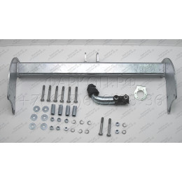 F138A GALIA Полностью оцинкованный фаркоп на Ford Transit шасси 2014-. Тип шара: A. Установка без выреза бампера. Нагрузки: 3500/150 кг, масса фаркопа 17,22 кг