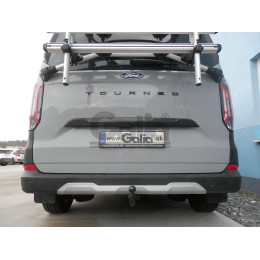 F140C GALIA Полностью оцинкованный фаркоп на Ford Tourneo Custom 2023-, Ford Transit Custom 2023-, VW Transporter T7 2024-. Тип шара: C (горизонтальный съемный). Установка без вырез
