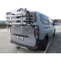 F140C GALIA Полностью оцинкованный фаркоп на Ford Tourneo Custom 2023-, Ford Transit Custom 2023-, VW Transporter T7 2024-. Тип шара: C (горизонтальный съемный). Установка без вырез