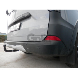 F140C GALIA Полностью оцинкованный фаркоп на Ford Tourneo Custom 2023-, Ford Transit Custom 2023-, VW Transporter T7 2024-. Тип шара: C (горизонтальный съемный). Установка без вырез