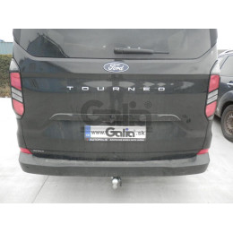 F140C GALIA Полностью оцинкованный фаркоп на Ford Tourneo Custom 2023-, Ford Transit Custom 2023-, VW Transporter T7 2024-. Тип шара: C (горизонтальный съемный). Установка без вырез