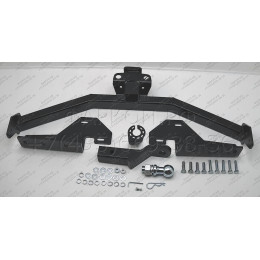 FA 0160-E Бизон Фаркоп на Toyota RAV4 2012-2019. Дорестайлинг без подрезки бампера, рестайлинг с подрезкой бампера. Тип шара: E (легкосъемный шар под квадр