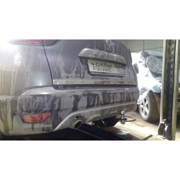FA 0170-E Бизон Фаркоп на Renault Duster 2010-2021, Nissan Terrano 2014-2022, Renault Kaptur 2016-2022 без подрезки бампера. Тип шара: E (легкосъемный шар под квадрат). Нагрузки: 2500/