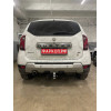 FA 0170-E Бизон Фаркоп на Renault Duster 2010-2021, Nissan Terrano 2014-2022, Renault Kaptur 2016-2022 без подрезки бампера. Тип шара: E (легкосъемный шар под квадрат). Нагрузки: 2500/100 кг. Не комплектуется электрикой