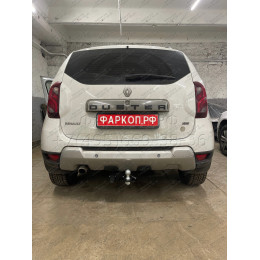 FA 0170-E Бизон Фаркоп на Renault Duster 2010-2021, Nissan Terrano 2014-2022, Renault Kaptur 2016-2022 без подрезки бампера. Тип шара: E (легкосъемный шар под квадрат). Нагрузки: 2500/