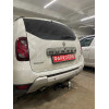 FA 0170-E Бизон Фаркоп на Renault Duster 2010-2021, Nissan Terrano 2014-2022, Renault Kaptur 2016-2022 без подрезки бампера. Тип шара: E (легкосъемный шар под квадрат). Нагрузки: 2500/100 кг. Не комплектуется электрикой