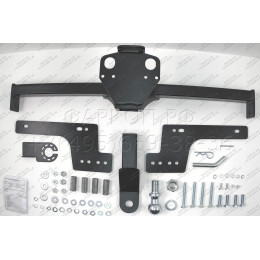 FA 0170-E Бизон Фаркоп на Renault Duster 2010-2021, Nissan Terrano 2014-2022, Renault Kaptur 2016-2022 без подрезки бампера. Тип шара: E (легкосъемный шар под квадрат). Нагрузки: 2500/