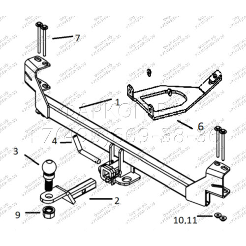 FA 0280-E Бизон Фаркоп на BMW i3 2013-2022. Требуется подрезка бампера. Тип шара: E (легкосъемный шар под квадрат 30x30 мм). Нагрузки: 750/70 кг. Не комплектуется электрикой