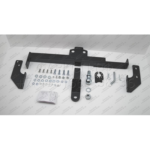 FA 0481-E Бизон Фаркоп на Toyota Prius 20 2003-2009 без подрезки бампера. Тип шара: E (легкосъемный шар под квадрат). Нагрузки: 2200/100 кг. Не комплектуется электрикой