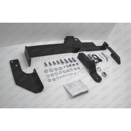 FA 0481-E Бизон Фаркоп на Toyota Prius 20 2003-2009 без подрезки бампера. Тип шара: E (легкосъемный шар под квадрат). Нагрузки: 2200/100 кг. Не комплектуется элек