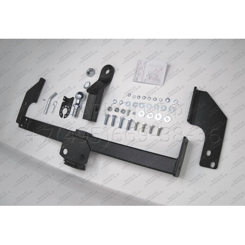 FA 0481-E Бизон Фаркоп на Toyota Prius 20 2003-2009 без подрезки бампера. Тип шара: E (легкосъемный шар под квадрат). Нагрузки: 2200/100 кг. Не комплектуется электрикой