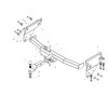 FA 0560-E Бизон Фаркоп на Toyota Grand Highlander 2023-, Lexus TX 2023- без подрезки бампера. Тип шара: E (легкосъемный шар под квадрат). Нагрузки: 2500/160 кг. Не комплектуется электрикой