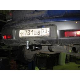 FA 0958-E Бизон Фаркоп на Mitsubishi Outlander 2003-2007 без подрезки бампера. Тип шара: E (легкосъемный шар под квадрат). Нагрузки: 2700/120 кг. Не комплектуется эл