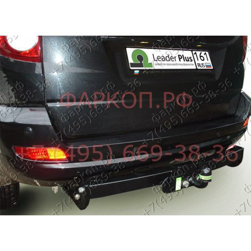 G102-F Лидер-плюс ТСУ для Great Wall Hover H5 2011-2016, Haval H5 2020-2021 без снятия и выреза бампера. Тип шара: F. Нагрузки: 1500/50 кг, масса фаркопа 25,46 кг (без электрики в комплекте)