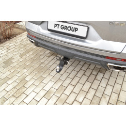 GAC-23-991122.00 PT GROUP Фаркоп на GAC GS8 2023- без снятия и подрезки бампера. Тип шара: E (легкосъемный шар под квадрат). Нагрузки: 1100/75 кг, масса фаркопа 18 кг