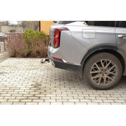 GAC-23-991122.00 PT GROUP Фаркоп на GAC GS8 2023- без снятия и подрезки бампера. Тип шара: E (легкосъемный шар под квадрат). Нагрузки: 1100/75 кг, масса фаркопа 18 кг