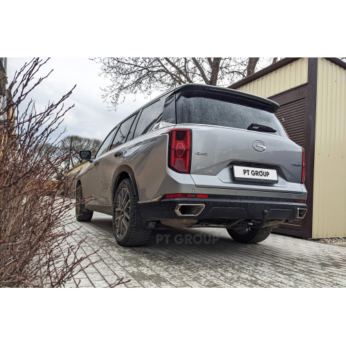 GAC-23-991422.00 PT GROUP Фаркоп на GAC GS8 2023- (кроме комплектации Traveller). Необходима подрезка бампера. Тип шара: AV (вертикально-съемный с ключом). Нагрузки: 1000/75 кг, масса фаркопа 20,4 кг (без электрики в комплекте)