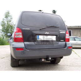 H046C GALIA Полностью оцинкованный фаркоп на Hyundai Terracan 2001-2007. Тип шара: C (горизонтальный съемный). Установка без снятия и выреза бампера. Нагрузки