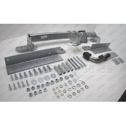H057C GALIA Полностью оцинкованный фаркоп на Honda Accord седан CL7 2003-2008. Тип шара: C (горизонтальный съемный). Подрезка бампера. Нагрузки: 1500/70 кг, масса 