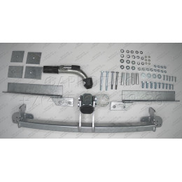 H057C GALIA Полностью оцинкованный фаркоп на Honda Accord седан CL7 2003-2008. Тип шара: C (горизонтальный съемный). Подрезка бампера. Нагрузки: 1500/70 кг, масса 