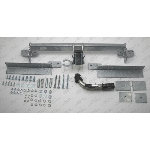 H057C GALIA Полностью оцинкованный фаркоп на Honda Accord седан CL7 2003-2008. Тип шара: C (горизонтальный съемный). Подрезка бампера. Нагрузки: 1500/70 кг, масса фаркопа 21,37 кг
