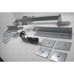 H057C GALIA Полностью оцинкованный фаркоп на Honda Accord седан CL7 2003-2008. Тип шара: C (горизонтальный съемный). Подрезка бампера. Нагрузки: 1500/70 кг, масса 