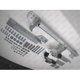H057C GALIA Полностью оцинкованный фаркоп на Honda Accord седан CL7 2003-2008. Тип шара: C (горизонтальный съемный). Подрезка бампера. Нагрузки: 1500/70 кг, масса 