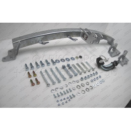 H069A GALIA Полностью оцинкованный фаркоп на Hyundai Santa Fe 2006-2012, Kia Sorento 2009-2012. Тип шара: A. Подрезка бампера. Нагрузки: 2500/100 кг, масса фаркопа 19,02 кг