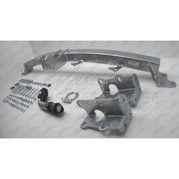 H069A GALIA Полностью оцинкованный фаркоп на Hyundai Santa Fe 2006-2012, Kia Sorento 2009-2012. Тип шара: A. Подрезка бампера. Нагрузки: 2500/100 кг, масса фаркопа 19,02 кг