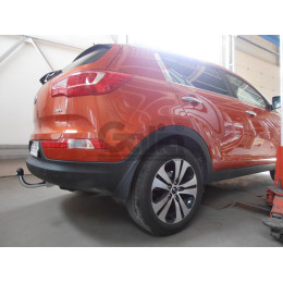H083A GALIA Полностью оцинкованный фаркоп на Hyundai ix35 2010-2015, Kia Sportage 2010-2015. Тип шара: A. Установка без снятия и выреза бампера. Нагрузки: 2000/75 кг, масса