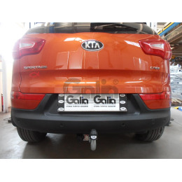 H083A GALIA Полностью оцинкованный фаркоп на Hyundai ix35 2010-2015, Kia Sportage 2010-2015. Тип шара: A. Установка без снятия и выреза бампера. Нагрузки: 2000/75 кг, масса