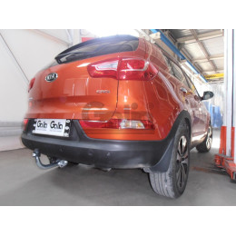 H083A GALIA Полностью оцинкованный фаркоп на Hyundai ix35 2010-2015, Kia Sportage 2010-2015. Тип шара: A. Установка без снятия и выреза бампера. Нагрузки: 2000/75 кг, масса