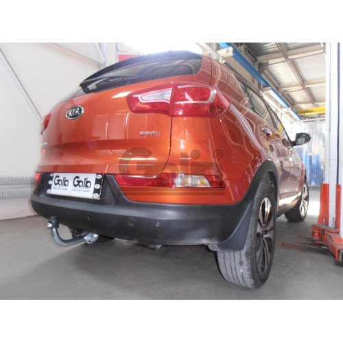 H083A GALIA Полностью оцинкованный фаркоп на Hyundai ix35 2010-2015, Kia Sportage 2010-2015. Тип шара: A. Установка без снятия и выреза бампера. Нагрузки: 2000/75 кг, масса фаркопа 15,72 кг