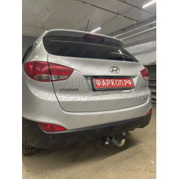 H083A GALIA Полностью оцинкованный фаркоп на Hyundai ix35 2010-2015, Kia Sportage 2010-2015. Тип шара: A. Установка без снятия и выреза бампера. Нагрузки: 2000/75 кг, масса