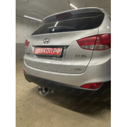 H083A GALIA Полностью оцинкованный фаркоп на Hyundai ix35 2010-2015, Kia Sportage 2010-2015. Тип шара: A. Установка без снятия и выреза бампера. Нагрузки: 2000/75 кг, масса