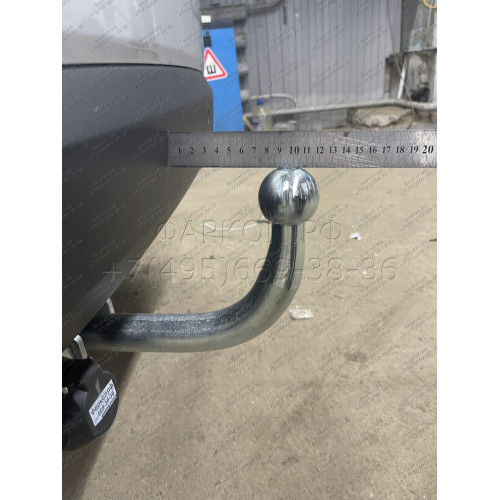 H083A GALIA Полностью оцинкованный фаркоп на Hyundai ix35 2010-2015, Kia Sportage 2010-2015. Тип шара: A. Установка без снятия и выреза бампера. Нагрузки: 2000/75 кг, масса фаркопа 15,72 кг