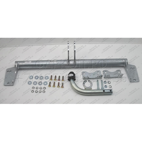 H083A GALIA Полностью оцинкованный фаркоп на Hyundai ix35 2010-2015, Kia Sportage 2010-2015. Тип шара: A. Установка без снятия и выреза бампера. Нагрузки: 2000/75 кг, масса фаркопа 15,72 кг
