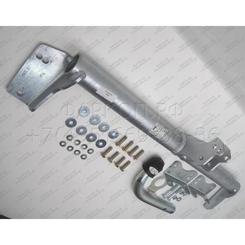 H083A GALIA Полностью оцинкованный фаркоп на Hyundai ix35 2010-2015, Kia Sportage 2010-2015. Тип шара: A. Установка без снятия и выреза бампера. Нагрузки: 2000/75 кг, масса фаркопа 15,72 кг