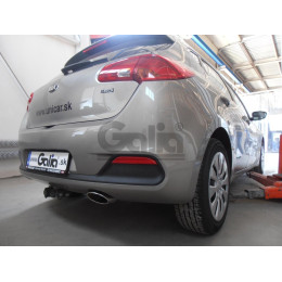 H086A GALIA Полностью оцинкованный фаркоп на Kia Ceed хетчбек 2012-2018, Kia Proceed 2013-2018, Hyundai i30 хетчбек 2012-2018. Тип шара: A. Невидимый вырез бампера. Нагрузки: 1