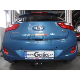 H086A GALIA Полностью оцинкованный фаркоп на Kia Ceed хетчбек 2012-2018, Kia Proceed 2013-2018, Hyundai i30 хетчбек 2012-2018. Тип шара: A. Невидимый вырез бампера. Нагрузки: 1