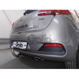 H086A GALIA Полностью оцинкованный фаркоп на Kia Ceed хетчбек 2012-2018, Kia Proceed 2013-2018, Hyundai i30 хетчбек 2012-2018. Тип шара: A. Невидимый вырез бампера. Нагрузки: 1
