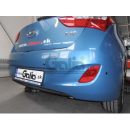H086A GALIA Полностью оцинкованный фаркоп на Kia Ceed хетчбек 2012-2018, Kia Proceed 2013-2018, Hyundai i30 хетчбек 2012-2018. Тип шара: A. Невидимый вырез бампера. Нагрузки: 1