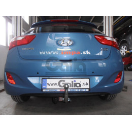 H086A GALIA Полностью оцинкованный фаркоп на Kia Ceed хетчбек 2012-2018, Kia Proceed 2013-2018, Hyundai i30 хетчбек 2012-2018. Тип шара: A. Невидимый вырез бампера. Нагрузки: 1
