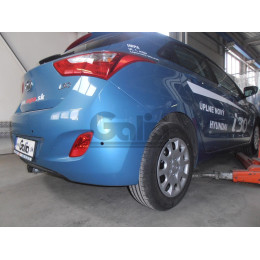 H086A GALIA Полностью оцинкованный фаркоп на Kia Ceed хетчбек 2012-2018, Kia Proceed 2013-2018, Hyundai i30 хетчбек 2012-2018. Тип шара: A. Невидимый вырез бампера. Нагрузки: 1