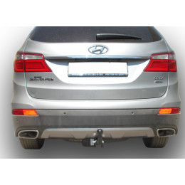 H224-A Лидер-плюс ТСУ для Hyundai Santa Fe 2012-2018, Hyundai Grand Santa Fe 2014-2018, Kia Sorento 4 XM FL 2012-2020, кроме Prime. Требуется подрезка бампера. Нагрузки: 1300/75 кг, масса фарк